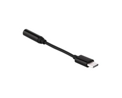 Univerzális audió adapter 3.5mm jack > Type (USB-C) ( jack - Type-C, audió adapter) fekete